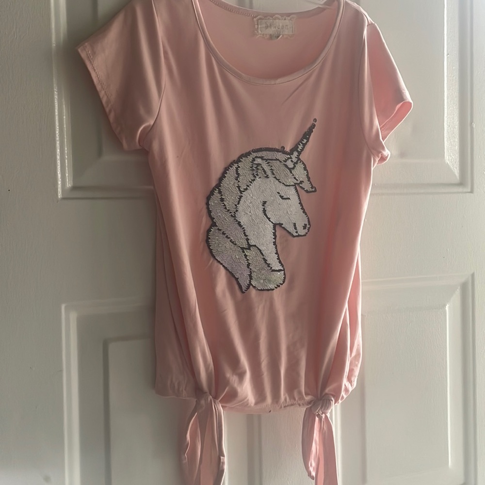 Between Unicorn Top for girls